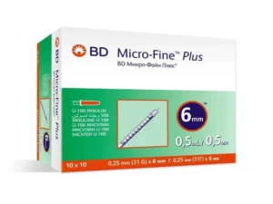 Bd micro-fine plus seringue insuline 1ml Sachets de 10pcs