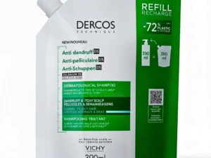 Dercos Shamp Anti-Pelliculaire Chvx Gras Refill Recharge 390ml